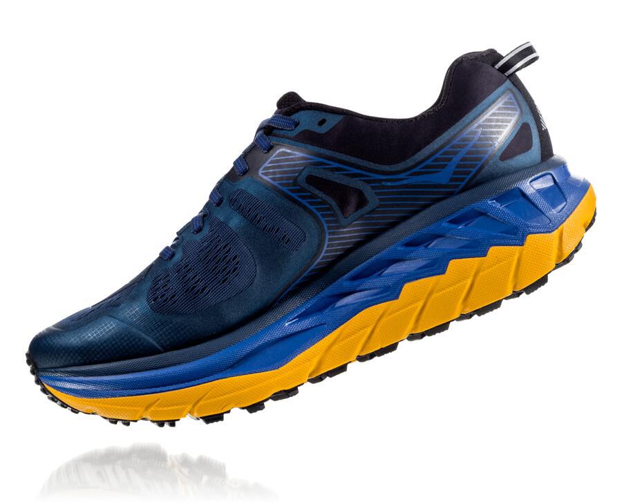 Tenis Hoka One One Trail Hombre Azul Marino - Stinson Atr 5 - QAUL91642